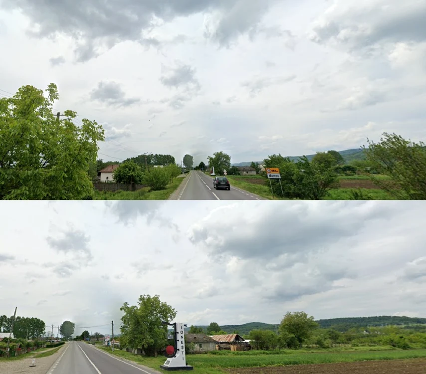 Prima așezare din România care a purtat numele București - azi Marcea din Ionești Vâlcea Foto Colaj