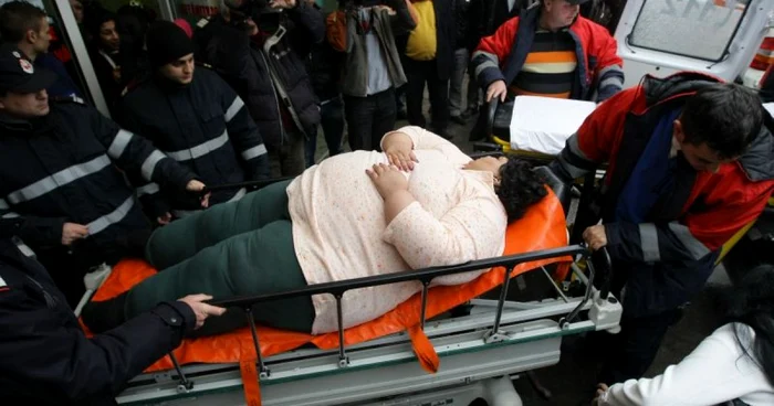 Olteanca gravidă,care cântărea 240 de kilograme,a bătut recordul în România.