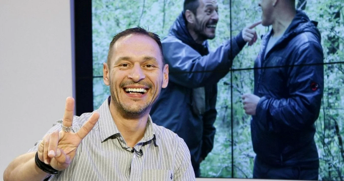 George Vintilă, în studioul Adevărul Live,
a povestit despre experienţa de la „Ferma Vedetelor“ FOTO Eduard Enea