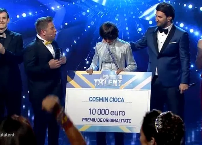 Finala „Românii au Talent”: Premiul de originalitate a fost câștigat de Cosmin Cioca