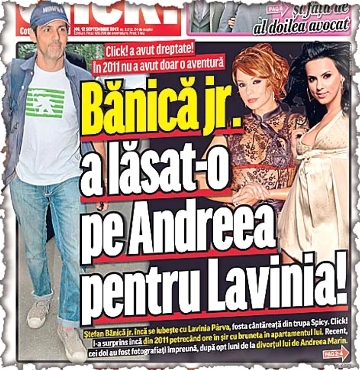 Ştefan şi Andreea  au postat pe paginile  lor de Facebook acelaşi  mesaj de despărţire