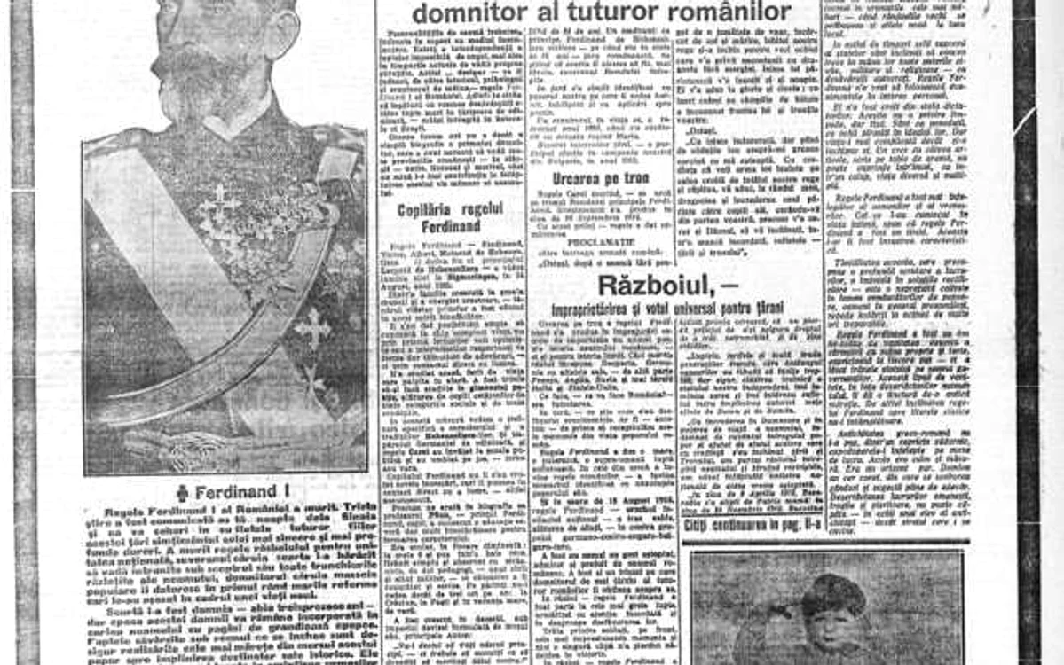 Adeverul din 21 iulie 1927