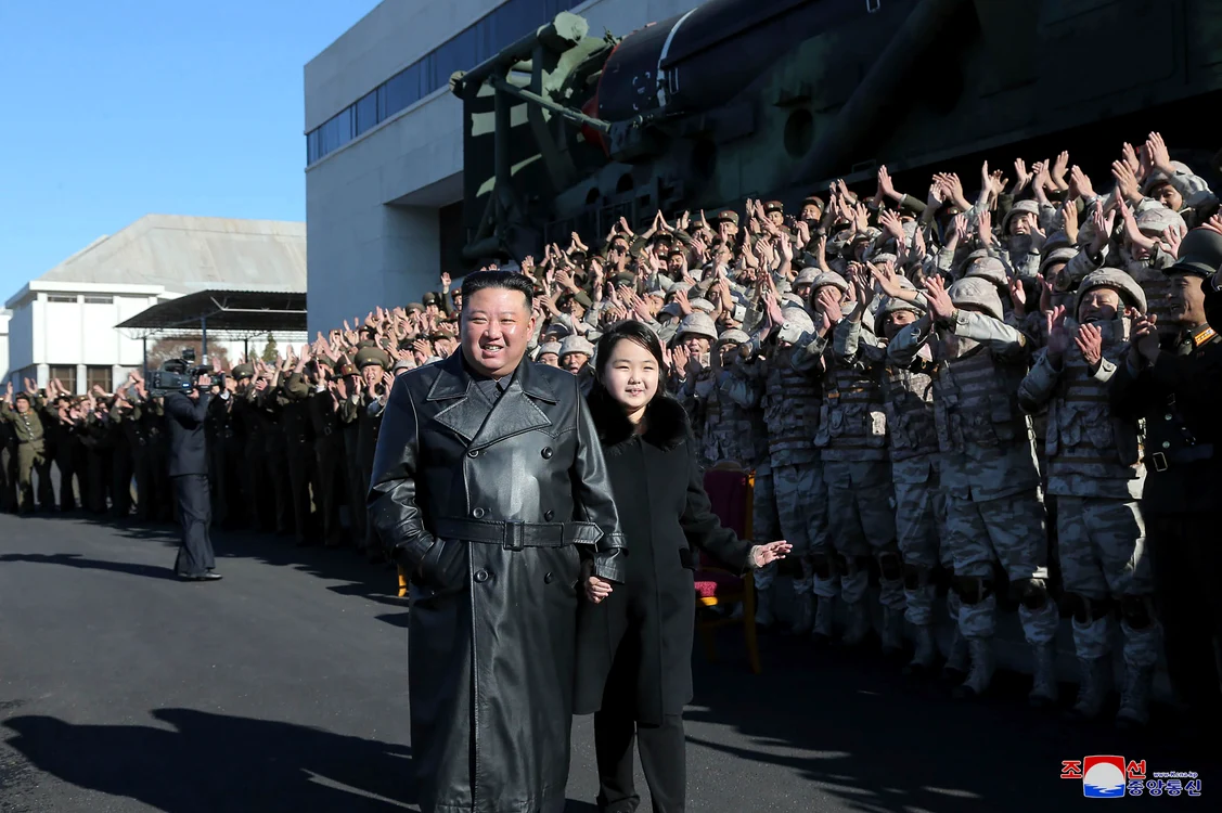 Kim Jong Un si fiica sa 