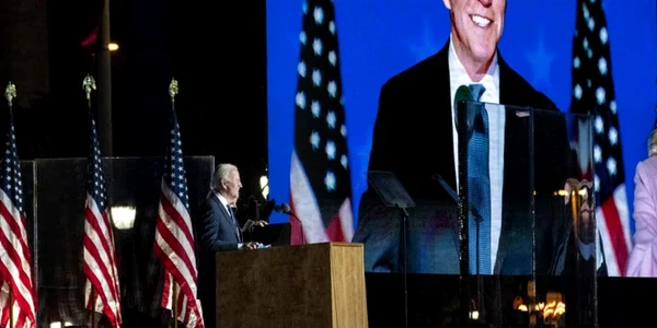 Alegeri SUA 2020 Joe Biden la un eveniment in Wilmington Delaware pe 4 noiembrie FOTO EPA-EFE / Sarah Silbiger