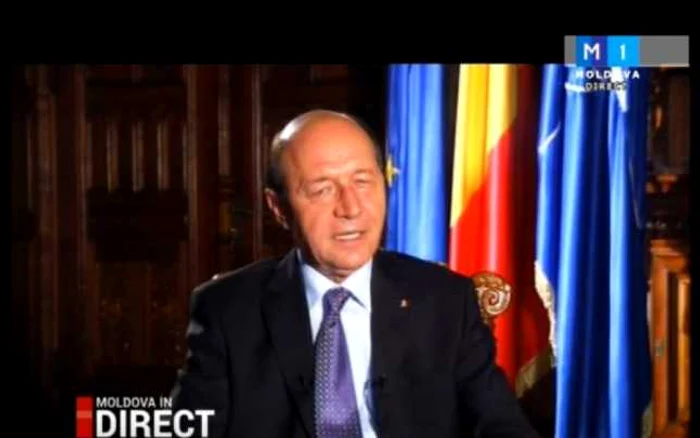 Băsescu a trecut Prutul pe calea televizorului