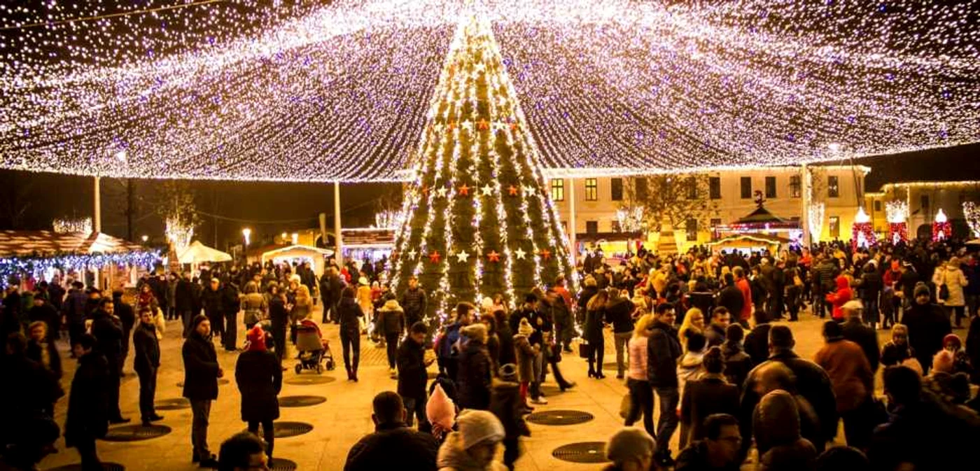 Parcul sărbătorilor de iarnă din Alba Iulia. Foto: Ionuţ Văidean