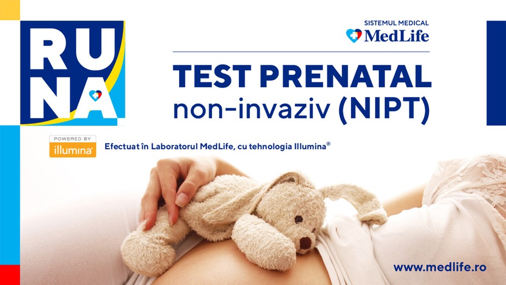 Descoperă anomaliile genetice în timpul sarcinii cu testul prenatal non-invaziv RUNA, oferit de Laboratoarele MedLife