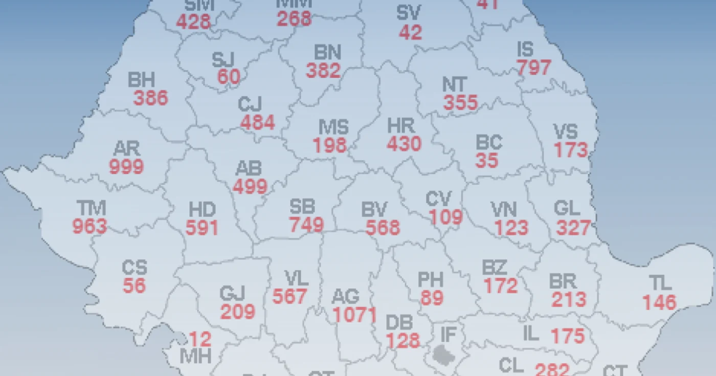 harta locuri de munca