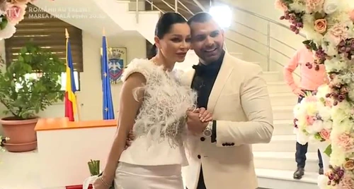 Brigitte Năstase şi Florin Pastramă s-au cununat civil la Primăria Voluntari