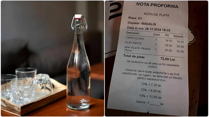 Prețul plătit de turist în Craiova. Foto: Freepik.com / Reddit.com