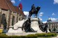 Piata unirii cluj statuia matei corvin foto visit cluj jpg