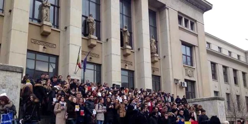 Protest studenti la drept FOTO News.ro/ Patricia Marinescu