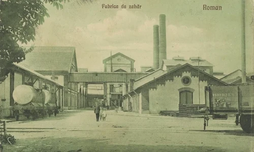 Fabrica de zahăr din Roman, în perioada interbelică (© iMAGO Romaniae)