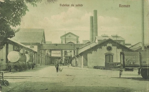 Fabrica de zahăr din Roman, în perioada interbelică (© iMAGO Romaniae)