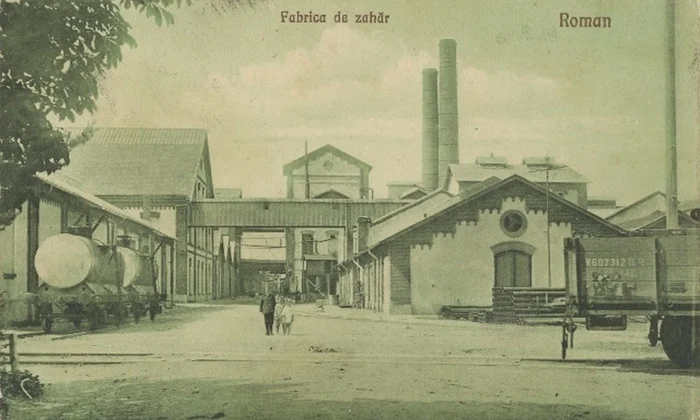 Fabrica de zahăr din Roman, în perioada interbelică (© iMAGO Romaniae)