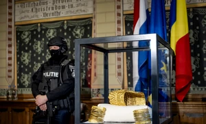 Primele imagini cu coiful de la Coțofenești găsit FOTO Profimedia