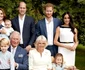 Regele Charles și Camilla alături de Prințul William și familia lui și Harry și Meghan