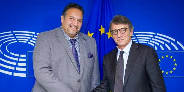 Romeo Franz and Sassoli