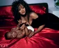 Rihanna cu copilul si ASAP Rocky in Vogue