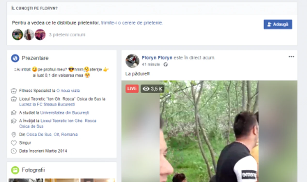 petrecere transmisa pe facebook