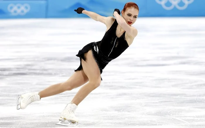 Alexandra Trusova în acțiune (FOTO: EPA)