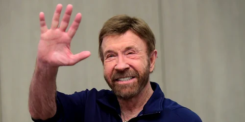 Chuck Norris la un eveniment în 2018 FOTO EPA-EFE