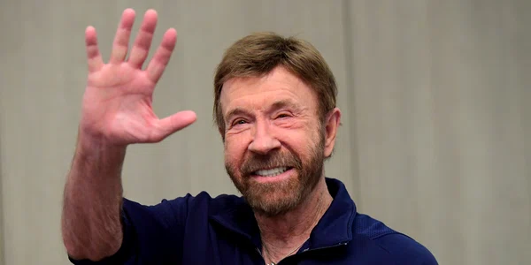 Chuck Norris la un eveniment în 2018 FOTO EPA-EFE