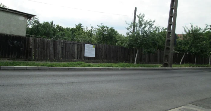 Zona în care se va construi noul magazin
