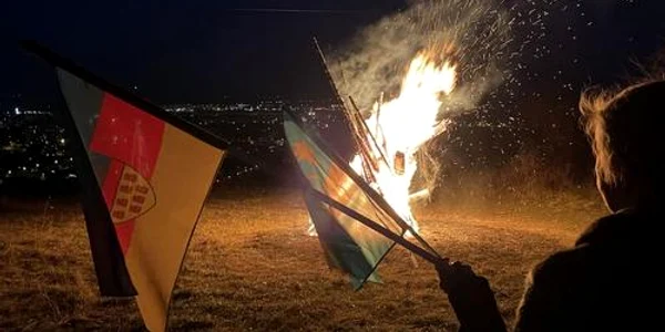 Foc de veghe în Ținutul Secuiesc / Foto: Székelyföld