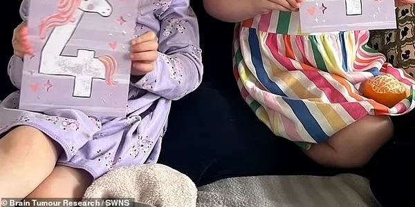 gemenele sophia si rose FOTO Brain Tumour Research jpg