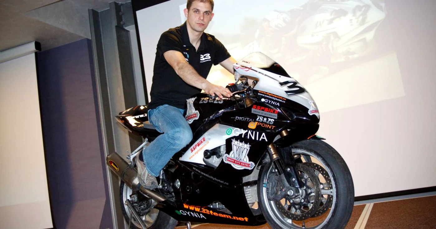 Zoltan Zsigmond, motociclistul care preţuieşte siguranţa 