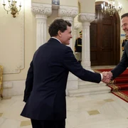 Nicușor Dan, președintele României, îl primește pe Mark Rutte la Palatul Cotroceni  Inquam Photos / George Călin 