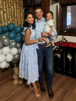 Nasrin Ameri și Florin au un băiețel de 1 an și trei luni, Nicholas foto: arhiva personală 