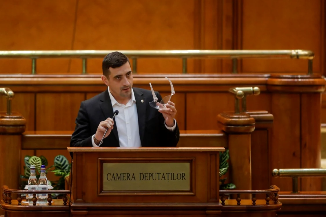 George Simion, unul dintre liderii AUR.  FOTO Inquam Photis / George Călin