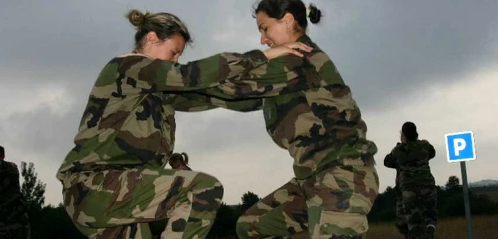 Ioana Pristavu a participat la o pregătire în stil comando * Foto: Arhiva personală