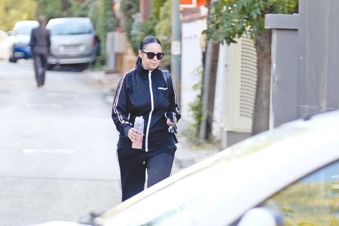 Vedeta a ieșit transpirând de la sala de sport