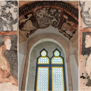 Picturi unicat descoperite la Castelul Corvinilor  Foto Muzeul Castelului Corvinilor jpg