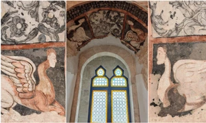 Picturi unicat descoperite la Castelul Corvinilor  Foto Muzeul Castelului Corvinilor jpg