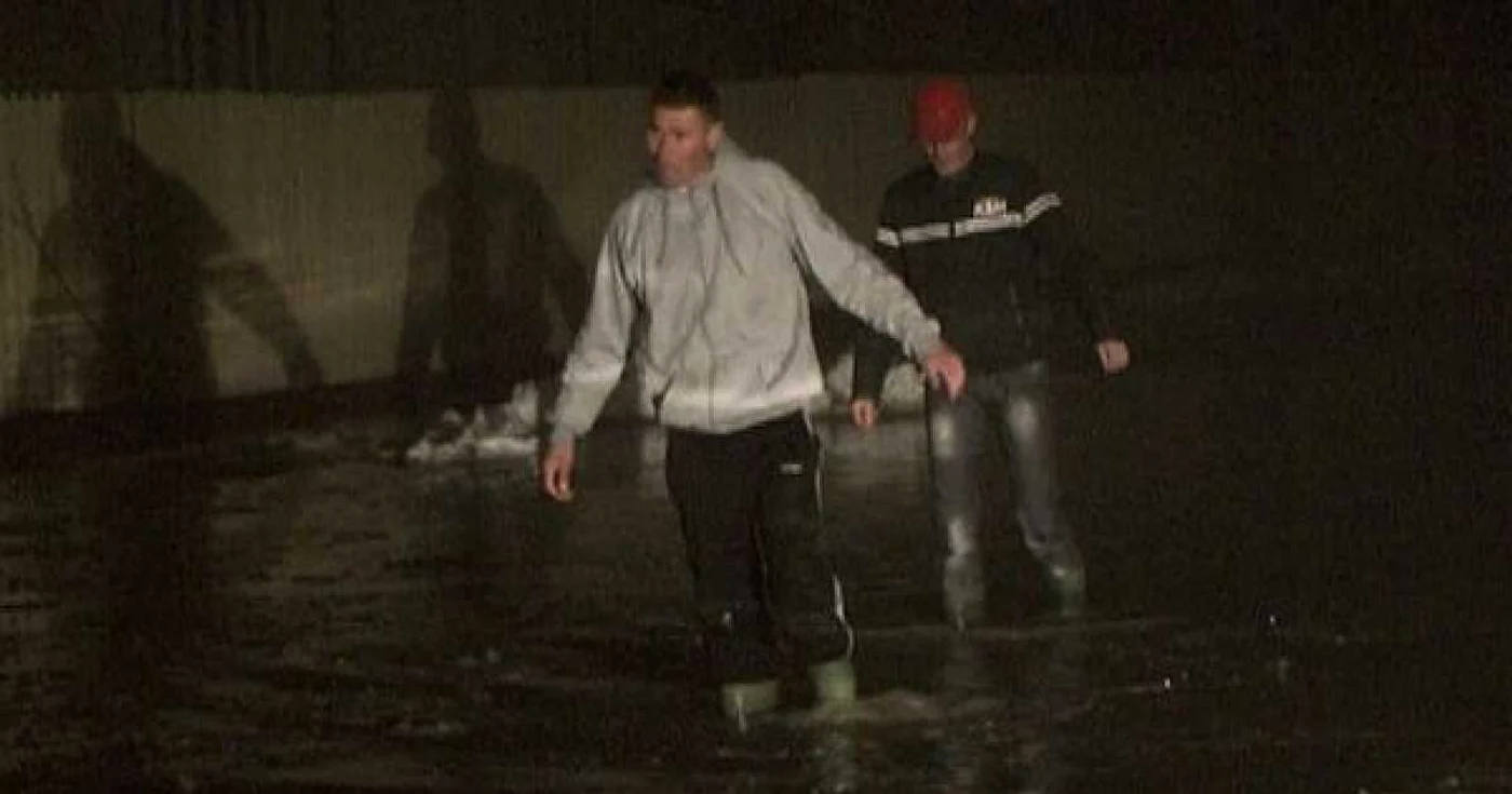 Zece gospodării au fost inundate la Cilibia