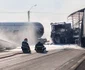 Pericol de explozie la Baldovinești FOTO ISU Brăila