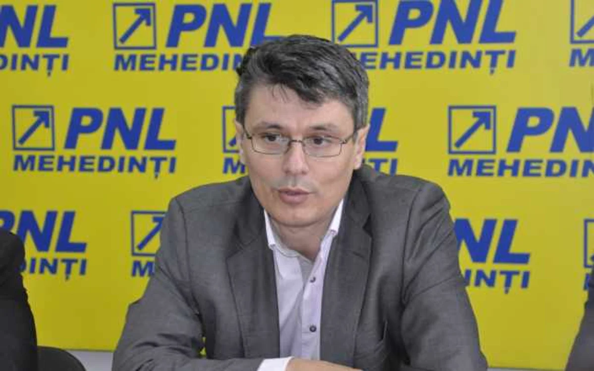 Virgil Popescu, copreşedinte PNL Mehedinţi FOTO Corina Macavei