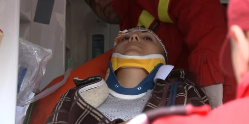 Accident microbuz Manesti