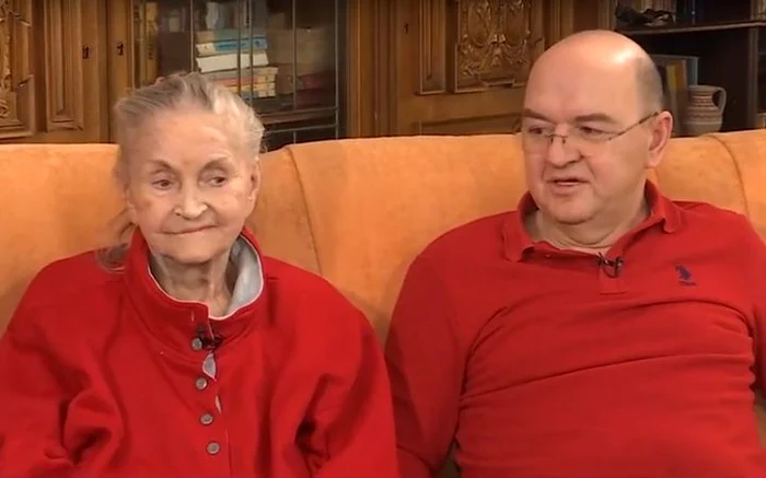 
    Zina Dumitrescu, alături de patronul azilului, Ion Cassianfoto: Captură  