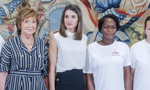 Queen Letizia Grants Audience To U 17 Women's Soccer Team   Madrid jpeg