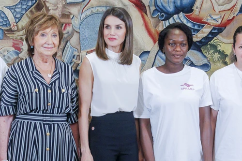 Queen Letizia Grants Audience To U 17 Women's Soccer Team Madrid jpeg