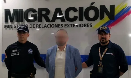 Denys Alimov arestat foto Colombian Migration Service jpg