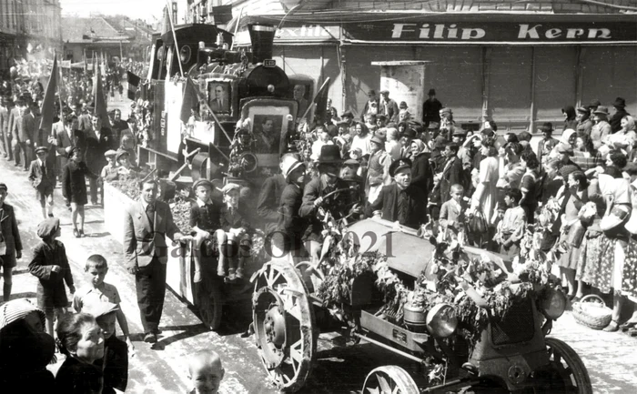 Parada de 1 mai 1947 FOTO Cristian Gaidoş/arhivă personală