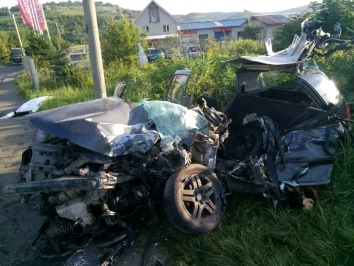 Accident mortal pe şoseaua de centură a Mediaşului - SIbiu Foto Adevărul