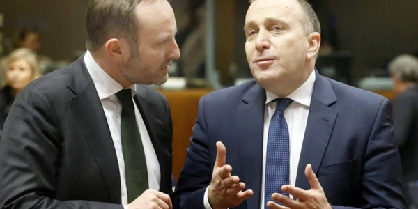 Martin Lidegaard si Grzegorz Schetyna FOTO