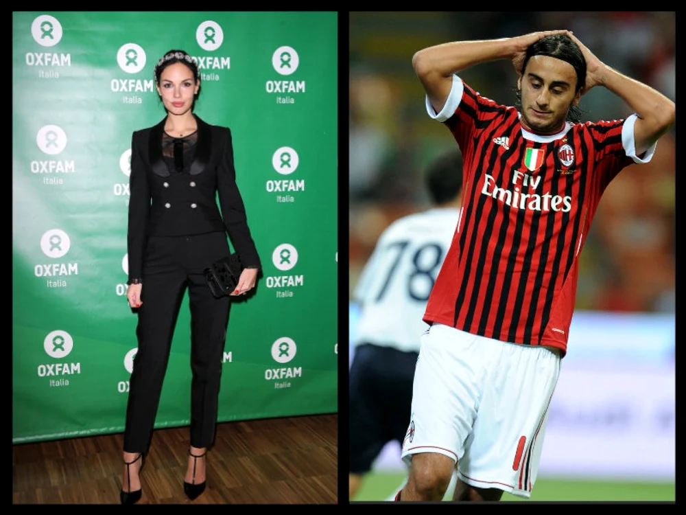 Michela Quattrociocche şi Alberto Aquilani 